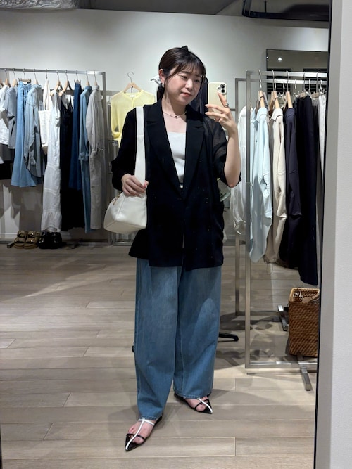 【清涼感◎】カラミメッシュテーラードジャケット