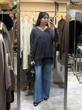 「アイテム（キャミソール）」を使った、nahoさん（レディース・161cm・20代）の秋コーディネート