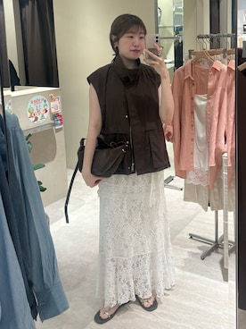 「アイテム（ブルゾン）」を使った、nahoさん（レディース・161cm）の夏コーディネート
