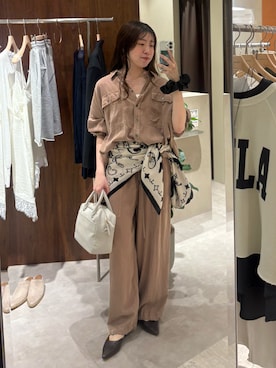 nahoさん（レディース・161cm）の春コーディネート