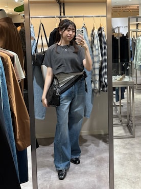 「アイテム（ストール/ショール）」を使った、nahoさん（レディース・161cm）の夏コーディネート