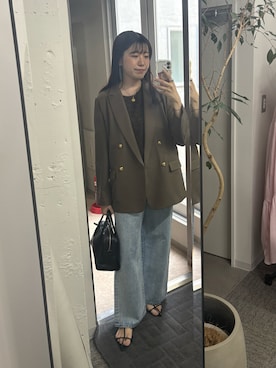 「アイテム（ジャケット/アウター）」を使った、nahoさん（レディース・161cm）の夏コーディネート
