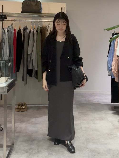 季節の変わり目に/接触冷感】ニットジャケット（テーラードジャケット