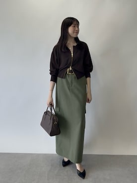 「RIVE DROITE（リヴドロワ）のアイテム（パンプス）」を使った、nahoさん（骨格ストレート・レディース・161cm）の夏コーディネート