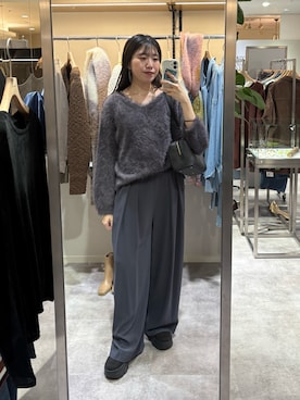 「RIVE DROITE（リヴドロワ）のアイテム（ショルダーバッグ）」を使った、nahoさん（骨格ストレート・レディース・161cm）の秋コーディネート