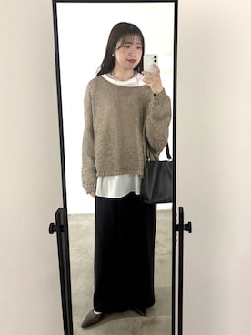 nahoさん（レディース・161cm）の春コーディネート