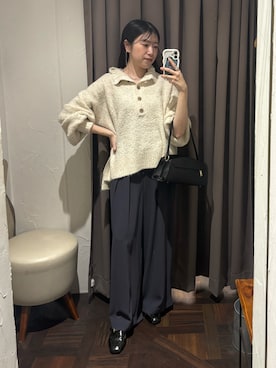 nahoさん（レディース・161cm）の冬コーディネート