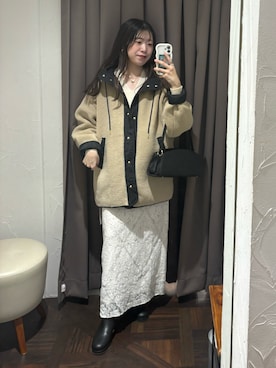 「アイテム（ハンドバッグ）」を使った、nahoさん（レディース・161cm・20代）の冬コーディネート