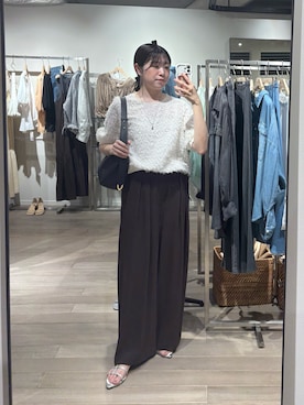 「アイテム（ボディバッグ/ウエストポーチ）」を使った、nahoさん（レディース・161cm）の夏コーディネート