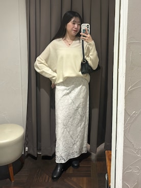 「アイテム（ハンドバッグ）」を使った、nahoさん（レディース・161cm・20代）の冬コーディネート