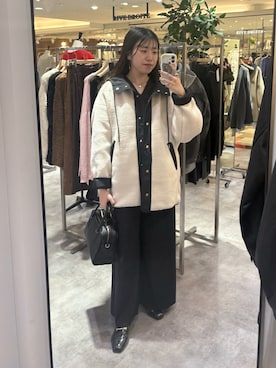 「アイテム（その他アウター）」を使った、nahoさん（レディース・161cm・20代）の秋コーディネート