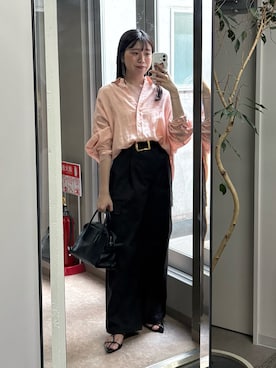 「アイテム（カーゴパンツ）」を使った、nahoさん（骨格ストレート・レディース・161cm）の夏コーディネート