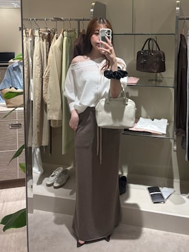 「RIVE DROITE（リヴドロワ）のアイテム」を使った、nahoさん（レディース・161cm）の春コーディネート