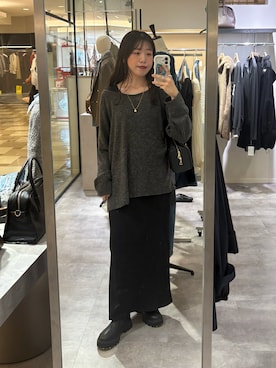 「RIVE DROITE（リヴドロワ）のアイテム（ショルダーバッグ）」を使った、nahoさん（骨格ストレート・レディース・161cm）の秋コーディネート