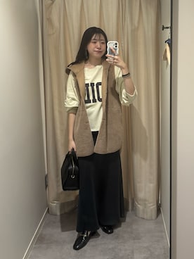 「アイテム（その他アウター）」を使った、nahoさん（レディース・161cm・20代）の秋コーディネート