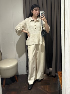 nahoさん（レディース・161cm）の冬コーディネート