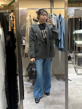 「RIVE DROITE（リヴドロワ）のアイテム（スウェット）」を使った、nahoさん（骨格ストレート・レディース・161cm）の秋コーディネート