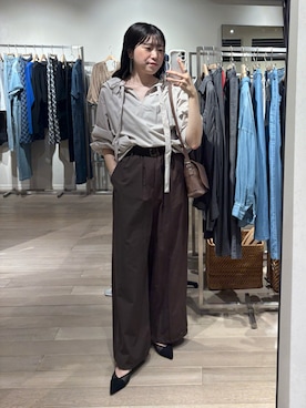 「RIVE DROITE（リヴドロワ）のアイテム（パンプス）」を使った、nahoさん（骨格ストレート・レディース・161cm）の夏コーディネート