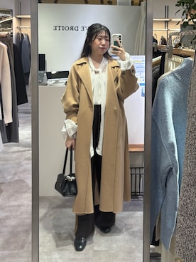 nahoさん（レディース・161cm）の冬コーディネート