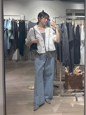 「アイテム（その他アウター）」を使った、nahoさん（骨格ストレート・レディース・161cm）の夏コーディネート