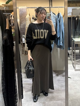 「RIVE DROITE（リヴドロワ）のアイテム（スウェット）」を使った、nahoさん（骨格ストレート・レディース・161cm）の秋コーディネート