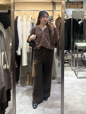 「アイテム（チョーカー）」を使った、nahoさん（レディース・161cm）の秋コーディネート