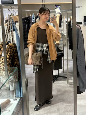 「アイテム（その他アウター）」を使った、nahoさん（レディース・161cm）の夏コーディネート