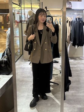 「RIVE DROITE（リヴドロワ）のアイテム（ショルダーバッグ）」を使った、nahoさん（骨格ストレート・レディース・161cm）の秋コーディネート