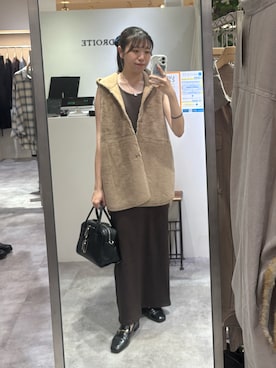 「アイテム（その他アウター）」を使った、nahoさん（レディース・161cm）の秋コーディネート