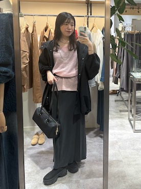 「アイテム（その他アウター）」を使った、nahoさん（レディース・161cm）の秋コーディネート