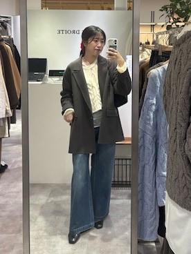 「RIVE DROITE（リヴドロワ）のアイテム（パンツ）」を使った、nahoさん（骨格ストレート・レディース・161cm）の秋コーディネート