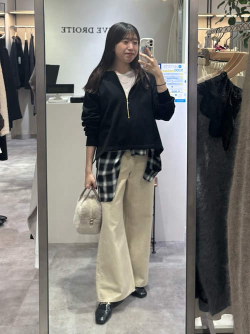 予約【新色追加/抜け感◎】ハーフZIPスウェット（スウェット）｜RIVE