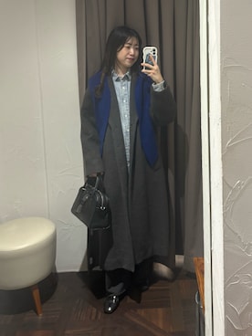 「RIVE DROITE（リヴドロワ）のアイテム」を使った、nahoさん（レディース・161cm）の冬コーディネート