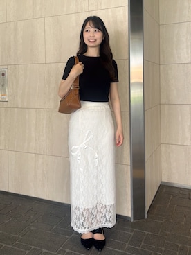 「etre loin（エトルワン）のアイテム」を使った、etre loinさん（レディース・160cm）の夏コーディネート