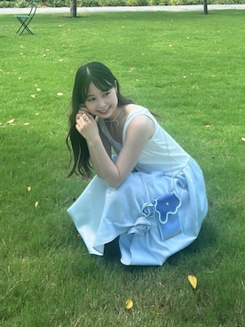 「アイテム（ワンピース）」を使った、kasumietreloinさん（レディース・160cm）の夏コーディネート