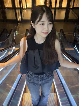 「ノースリーブニット」｜kasumietreloinさん（レディース・160cm）の夏コーディネート