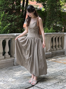 「etre loin（エトルワン）のアイテム」を使った、etre loinさん（レディース・160cm）の夏コーディネート