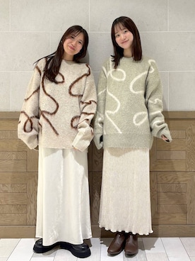 「LOWRYS FARM（ローリーズファーム）のアイテム（サンダル）」を使った、riidayooさん（レディース・160cm）の秋コーディネート