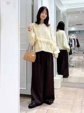 「アイテム（ポロシャツ）」を使った、riidayooさん（レディース・160cm）の秋コーディネート