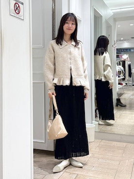 riidayooさん（レディース・160cm）の冬コーディネート