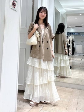 riidayooさん（レディース・160cm）の春コーディネート