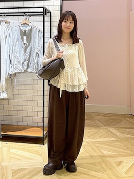 riidayooさん（レディース・160cm）の秋コーディネート