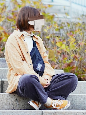 みりん。さん（レディース・156cm）の冬コーディネート