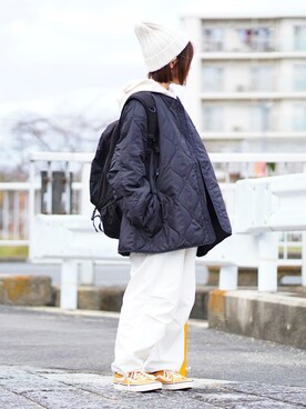 「cepo（セポ）のアイテム（ブルゾン）」を使った、みりん。さん（レディース・156cm）の冬コーディネート