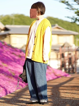 「ごきげんウィーク」｜「アイテム（バレエシューズ）」を使った、みりん。さん（レディース・156cm）の春コーディネート