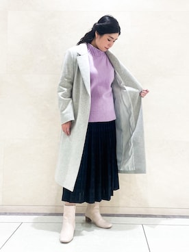 「ニット/セーター」｜Kuwa-Pさん（レディース・159cm）の冬コーディネート