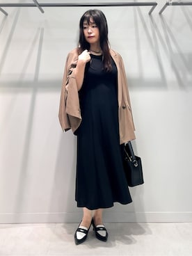 「INDIVI（インディヴィ）のアイテム」を使った、Kuwa-Pさん（レディース・159cm）の春コーディネート