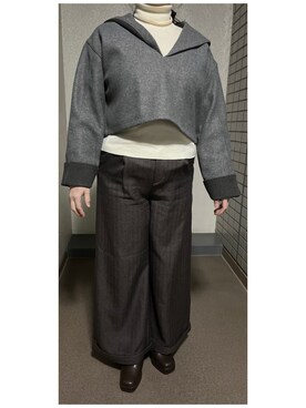 「元旦コーデ」｜mipoさん（レディース・157cm）の冬コーディネート