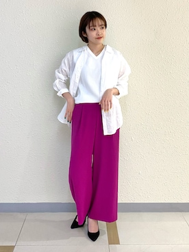 「152cm」｜「アイテム（その他）」を使った、ユアさん（レディース・152cm）の春コーディネート
