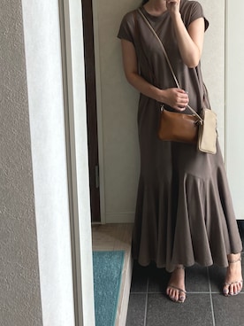 「SUGAR ROSE（シュガーローズ）のアイテム」を使った、マナさん（レディース・164cm）の夏コーディネート